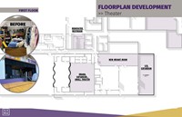 Floorplan development of Theater